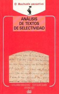 Análisis de textos de selectividad