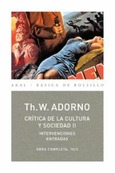 Crítica de la cultura y sociedad II