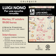 Coloquio en torno a LUIGI NONO, en Barcelona