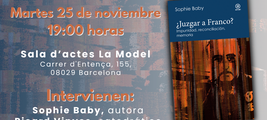 Presentación de ¿JUZGAR A FRANCO?, en Barcelona