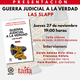 Presentación de GUERRA JUDICIAL A LA VERDAD, en Barcelona