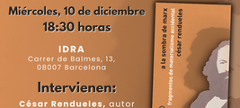 Presentación de A LA SOMBRA DE MARX en Barcelona