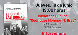 Presentación de EL CIELO Y LAS RUINAS, en Cáceres