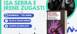 FLM 2026. Irene Zugasti e Isa Serra firman en Caseta de Enclave