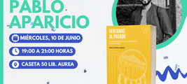 FLM 2026. Pablo Aparicio firma en Caseta de Librería Áurea