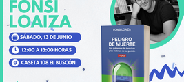 FLM 2026. Fonsi Loaiza firma en Caseta de El Buscón