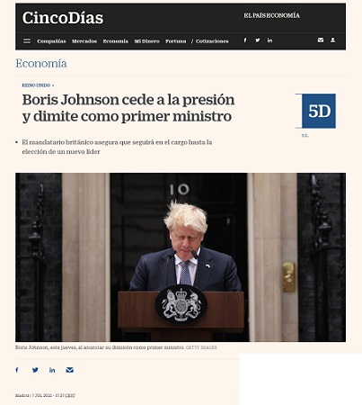 Dimite Boris Johnson