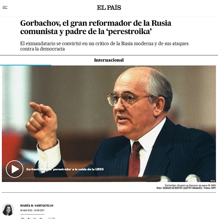 Fallece Mijail Gorbachov